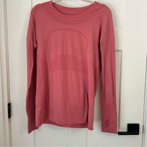 lululemon athletica Pink Fitted Sweatshirt